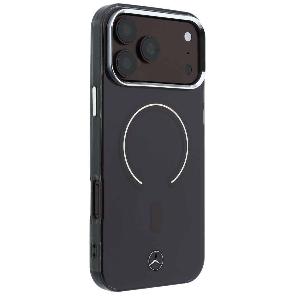 Mercedes MagSafe-etui med ikonisk logo i to lag til iPhone 18 Pro Max / 17 Pro Max – burgunder
