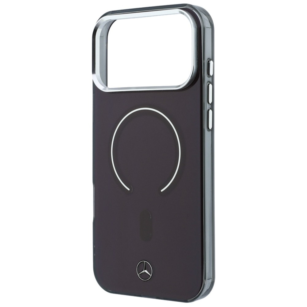 Mercedes MagSafe-etui med ikonisk logo i to lag til iPhone 18 Pro Max / 17 Pro Max – burgunder