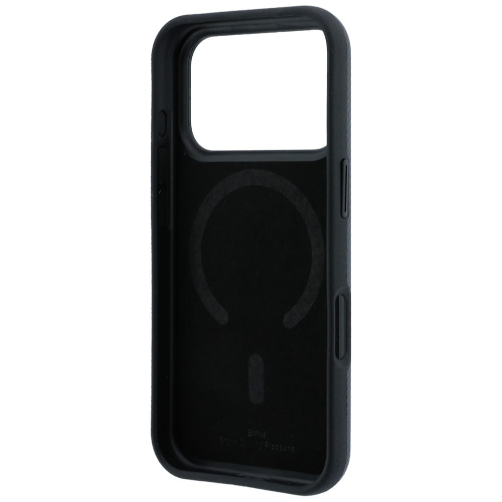 BMW Sign Kevlar-metal-logo MagSafe-etui til iPhone 18 Pro Max / 17 Pro Max – mørkegrå