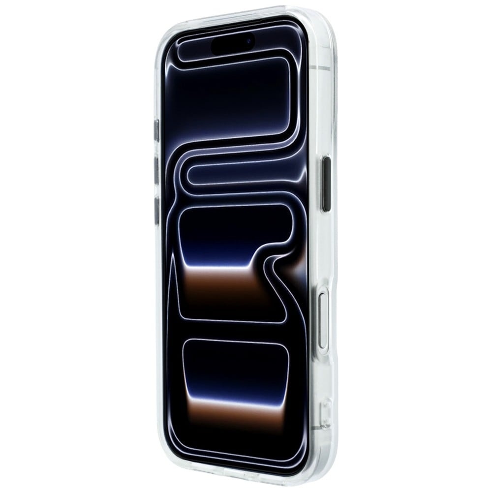 BMW M IML-etui m. frostet metal-logo/-detaljer og MagSafe til iPhone 18/17 Pro – gennemsigtigt