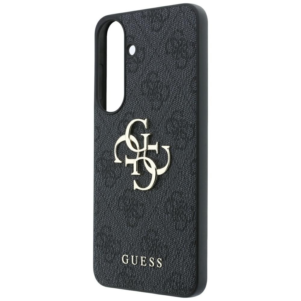 Guess prægede 4G-ring med Classic-logo og MagSafe-etui til Samsung Galaxy S26 FE – sort