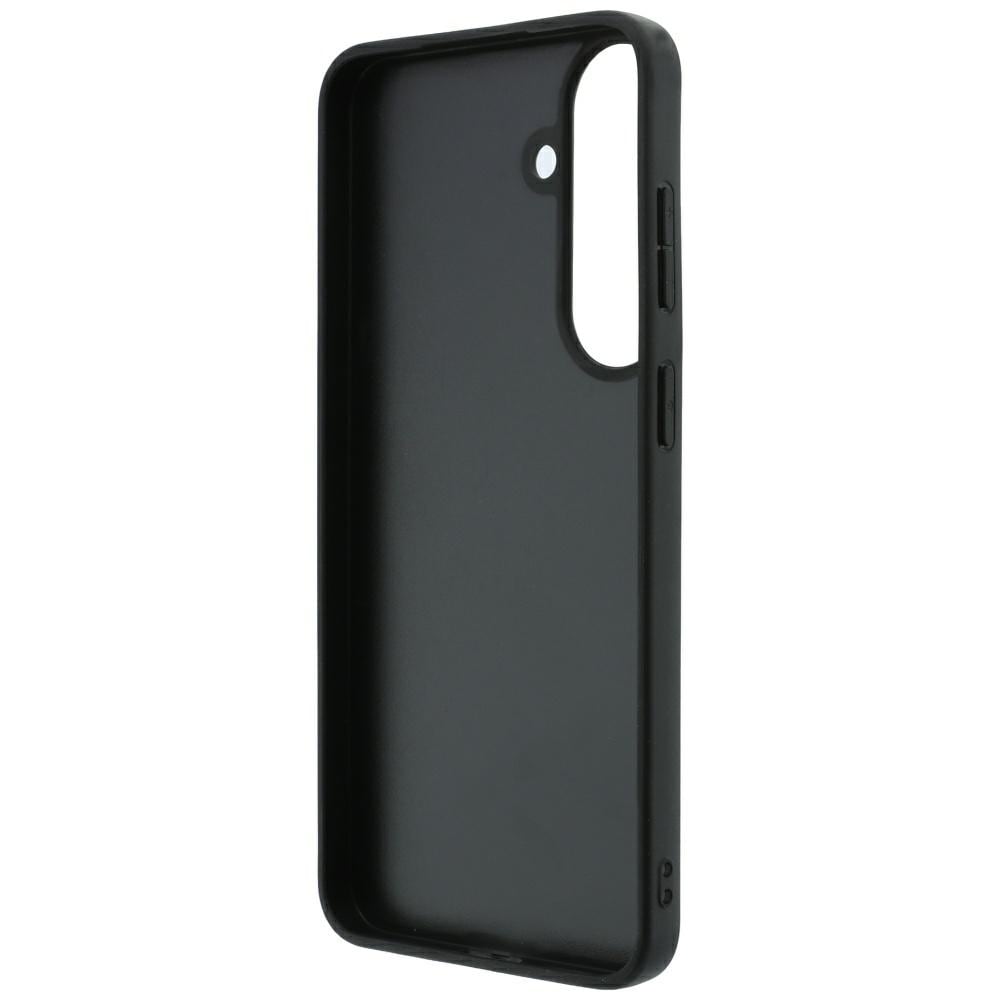 Guess prægede 4G-ring med Classic-logo og MagSafe-etui til Samsung Galaxy S26 FE – sort