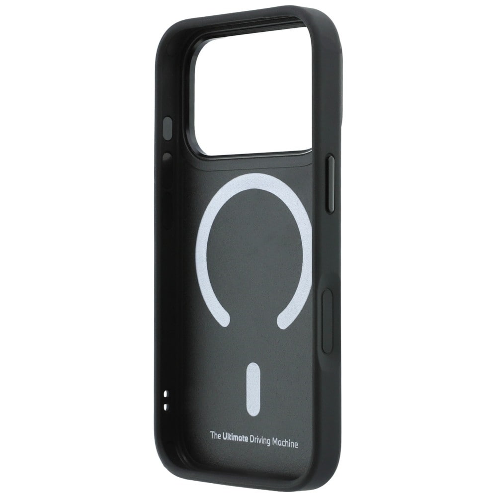 BMW Kevlar Ring Stand 360 MagSafe-etui til iPhone 18 Pro / 17 Pro – Sort