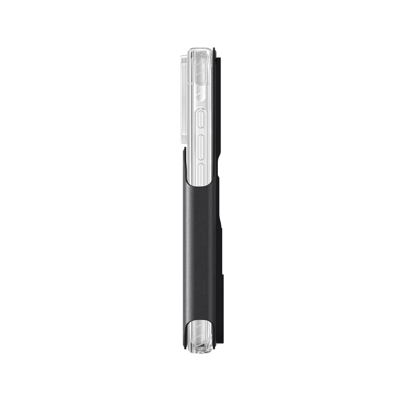 AmazingThing Titan Pro Lens Flip Set – iPhone 18 Pro Max-etui m. lommebog, MagSafe – Sort
