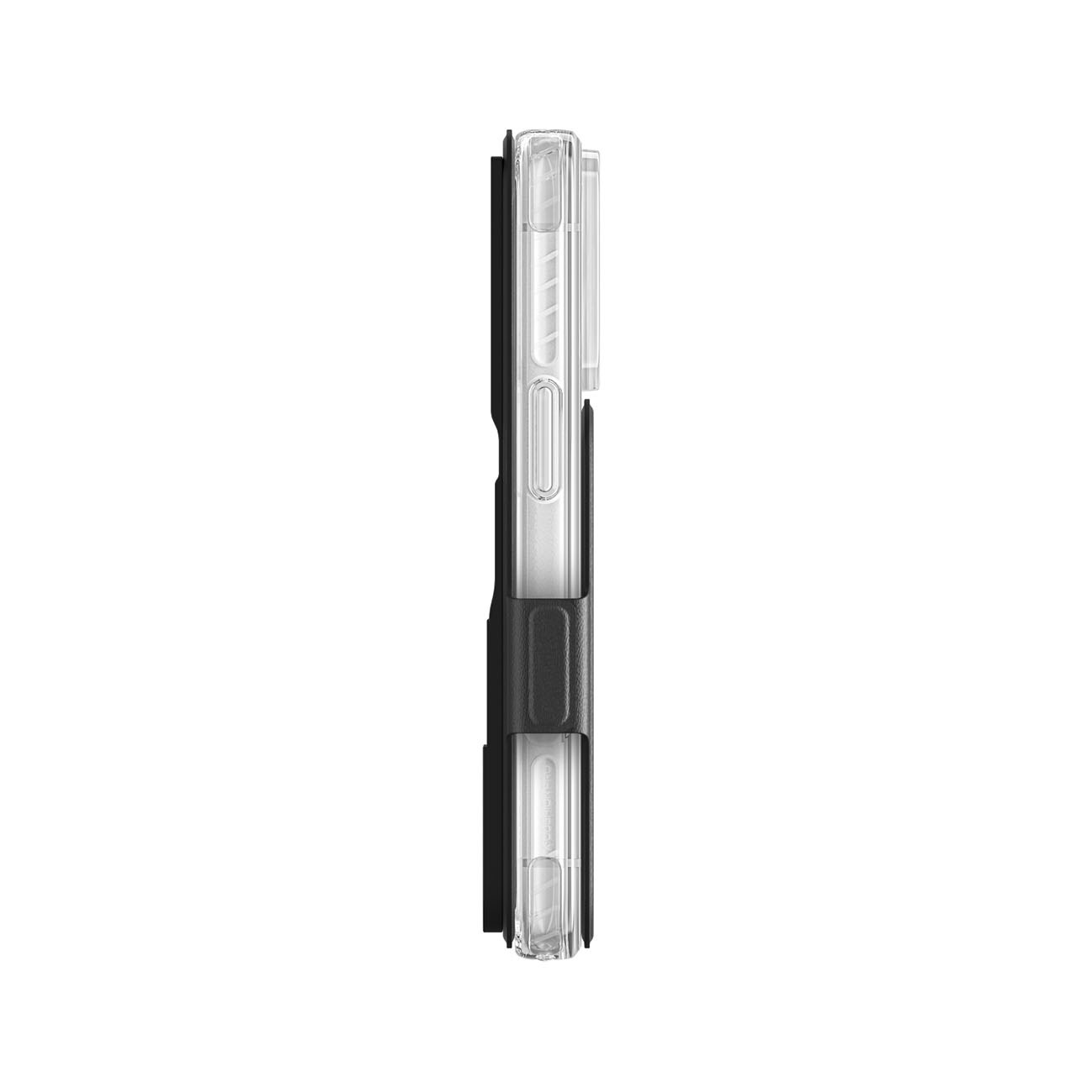 AmazingThing Titan Pro Lens Flip Set – iPhone 18 Pro Max-etui m. lommebog, MagSafe – Sort