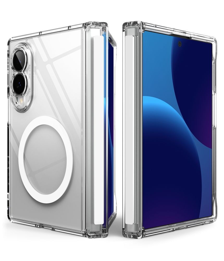 Ringke Fusion Flap magnetiskt MagSafe-fodral för Samsung Galaxy Z Fold 8 – genomskinligt