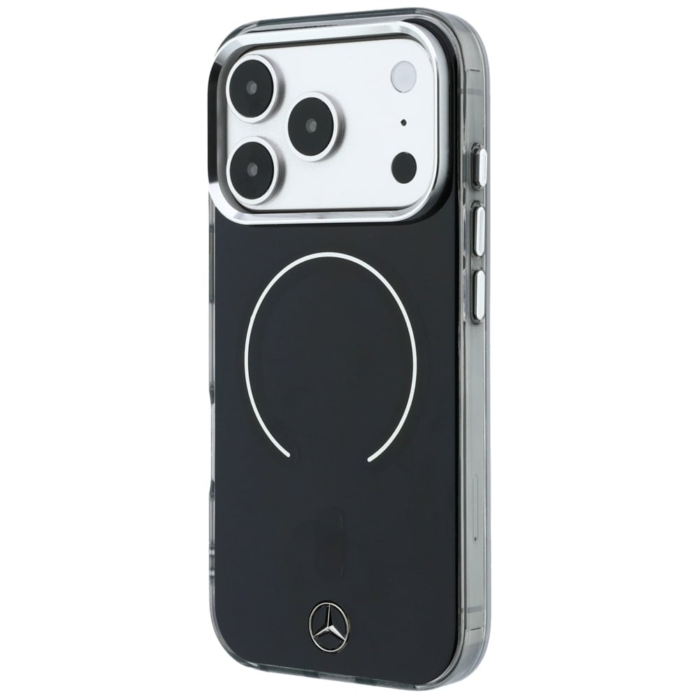 Mercedes MagSafe-etui med ikonisk logo i to lag til iPhone 18 Pro Max / 17 Pro Max – Sort