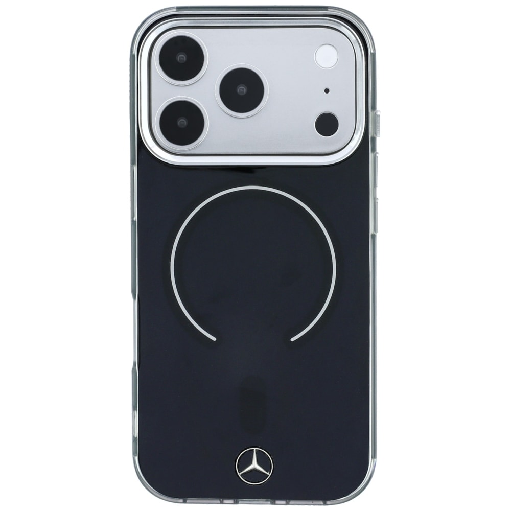 Mercedes MagSafe-etui med ikonisk logo i to lag til iPhone 18 Pro Max / 17 Pro Max – Sort