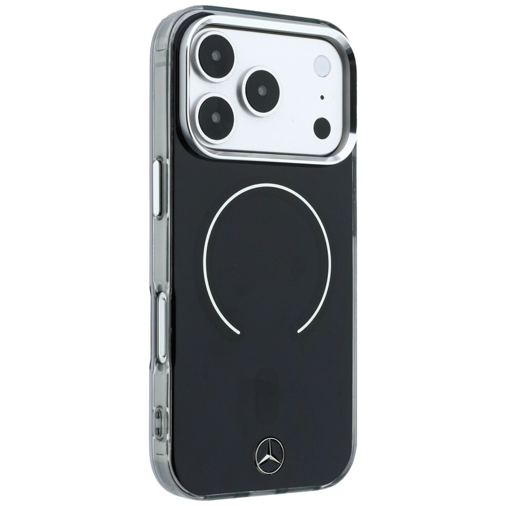 Mercedes MagSafe-etui med ikonisk logo i to lag til iPhone 18 Pro Max / 17 Pro Max – Sort