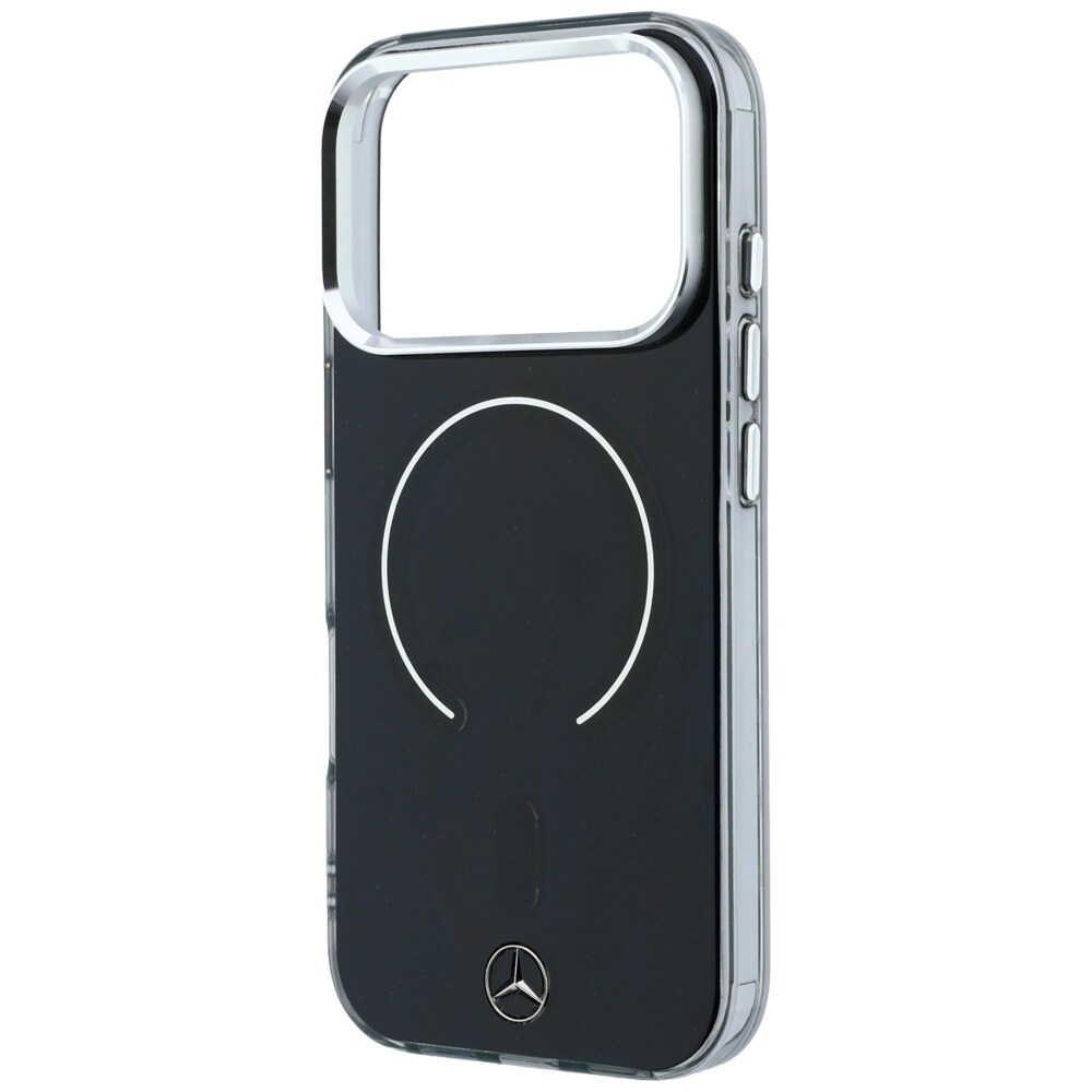Mercedes MagSafe-etui med ikonisk logo i to lag til iPhone 18 Pro Max / 17 Pro Max – Sort