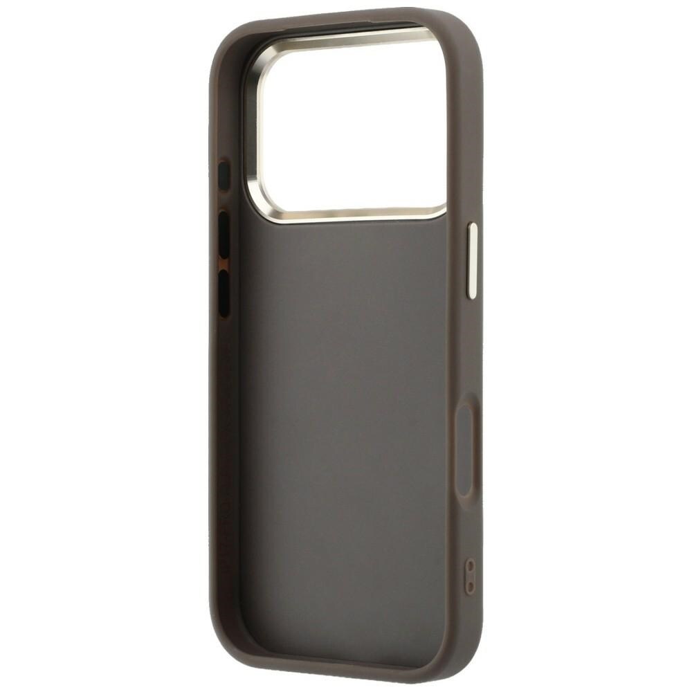 Guess 4G & Big Strass Logo-etui til iPhone 18 Pro / 17 Pro – Brun
