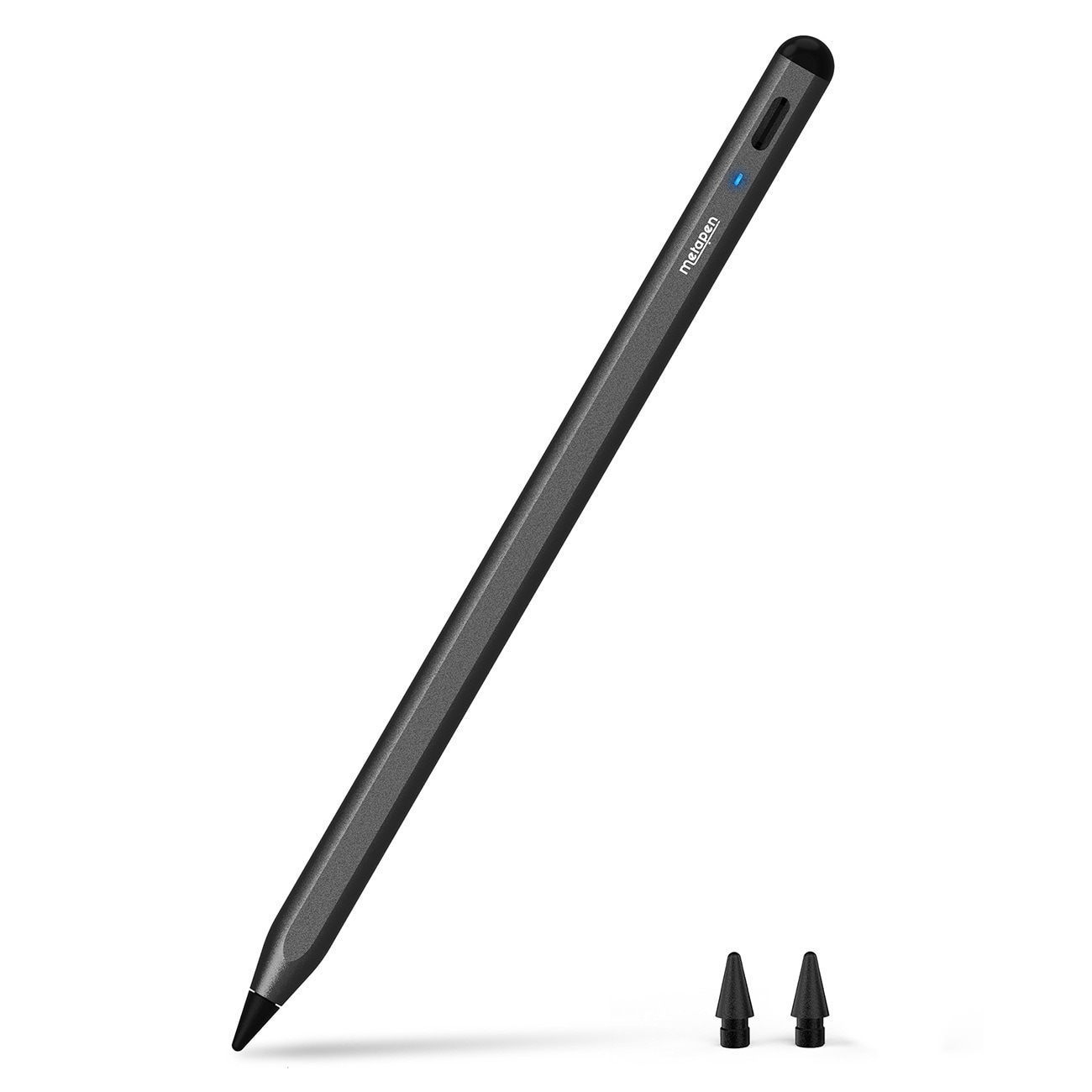 Metapen A8 V4 aktiv penna för iPad med USB-C – svart