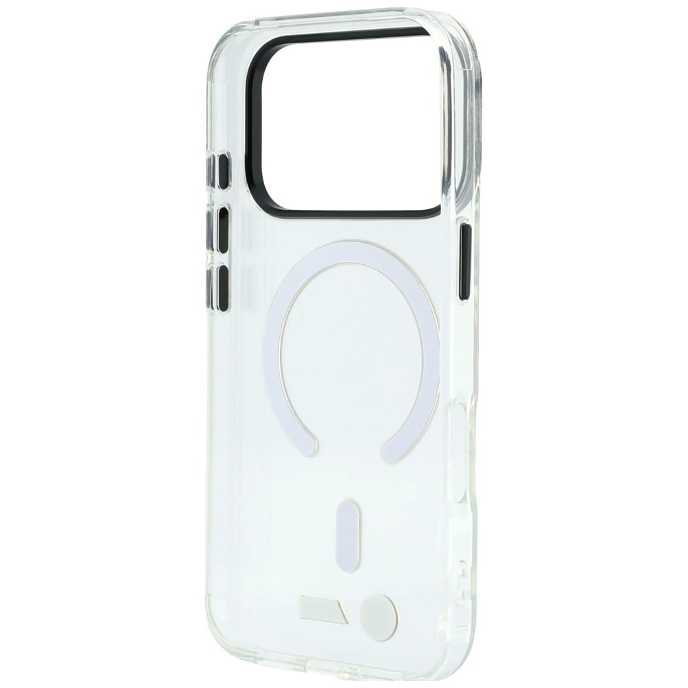 BMW M IML-etui m. blankt metal-logo/-detaljer & MagSafe til iPhone 18/17 Pro Max – gennemsigtigt