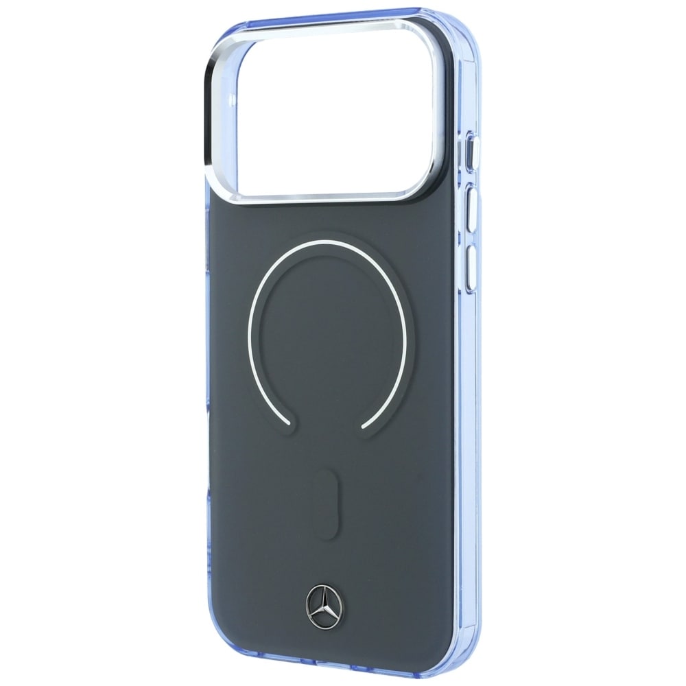 Mercedes MagSafe-etui med ikonisk logo i to lag til iPhone 18 Pro Max / 17 Pro Max – mørkegrå