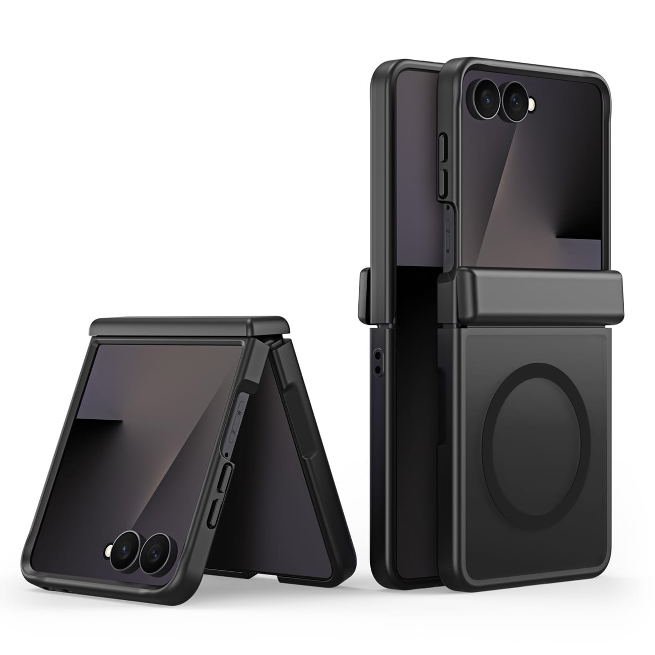 Dux Ducis Yind-etui til Samsung Galaxy Z Flip 8, MagSafe-kompatibelt – Sort