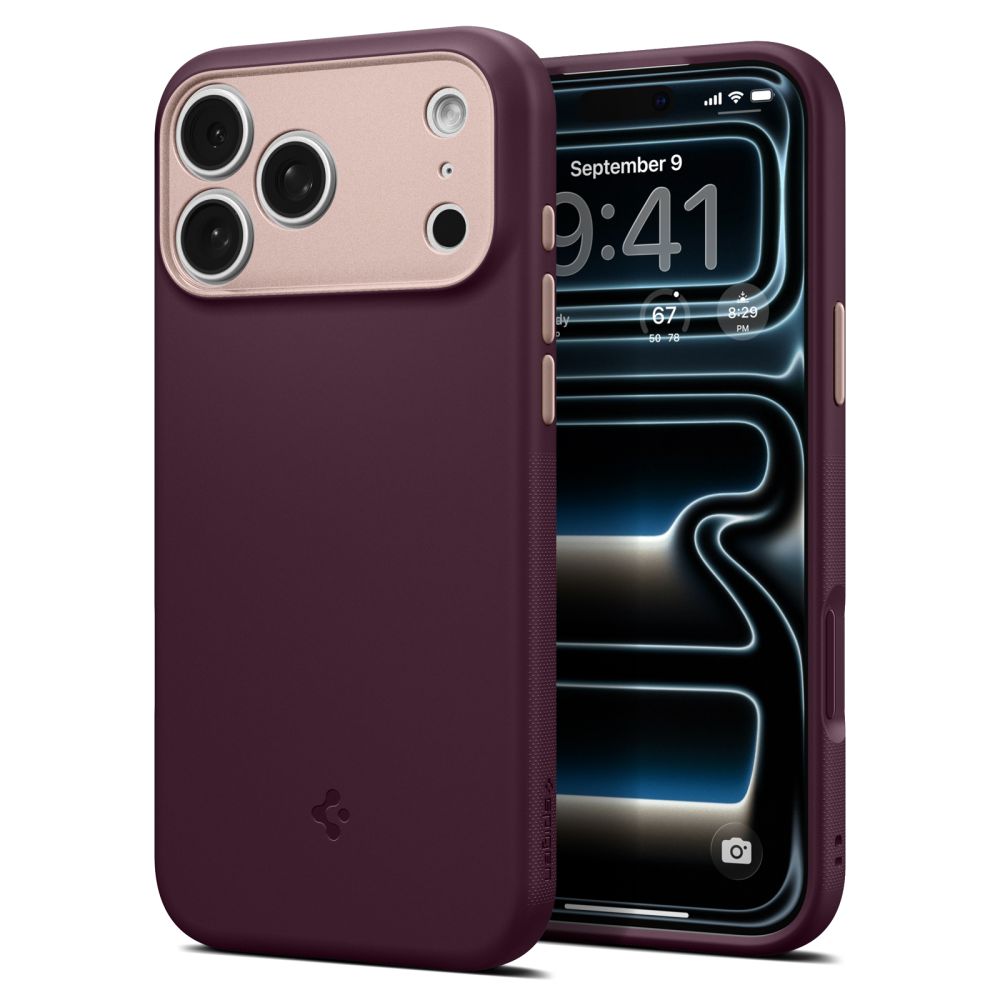 Spigen Nano Pop MagSafe-etui til iPhone 18 Pro / 17 Pro – mørk Cherry