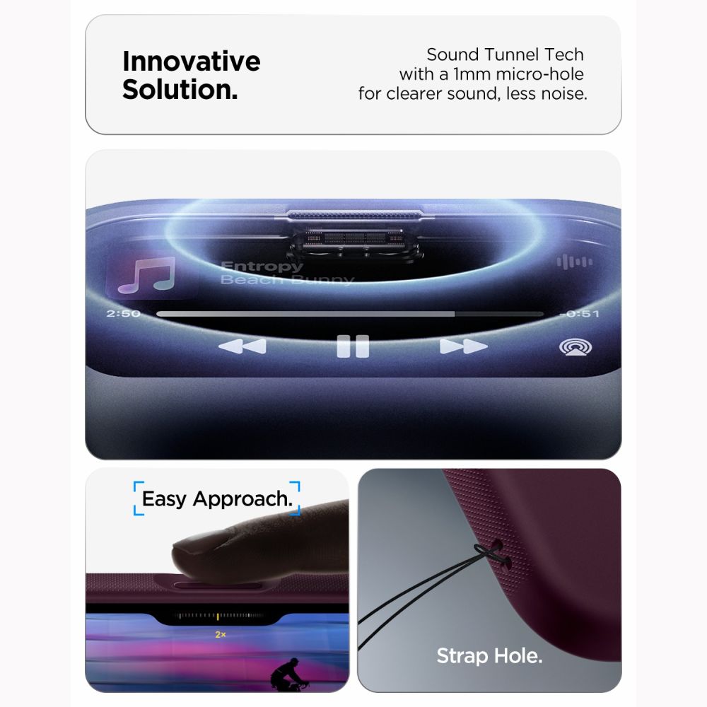 Spigen Nano Pop MagSafe-etui til iPhone 18 Pro / 17 Pro – mørk Cherry