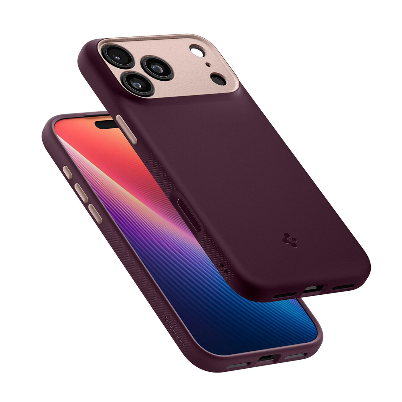 Spigen Nano Pop MagSafe-etui til iPhone 18 Pro / 17 Pro – mørk Cherry