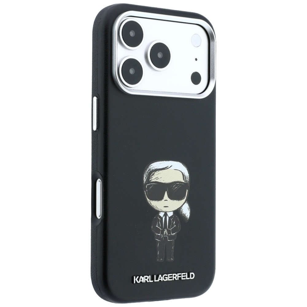 Karl Lagerfeld Smooth Ikonik Sketch MagSafe-etui til iPhone 18 Pro Max / 17 Pro Max – Sort