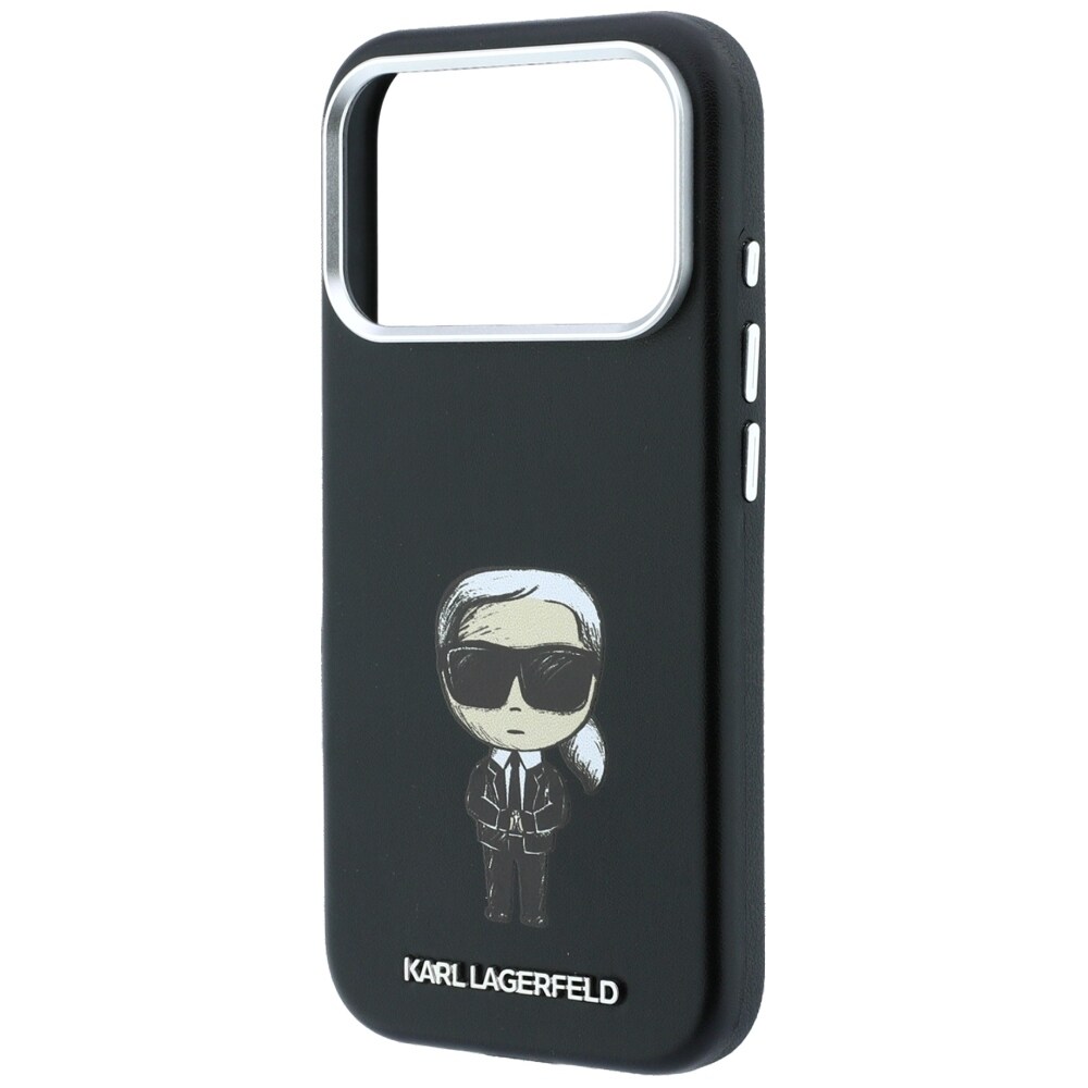 Karl Lagerfeld Smooth Ikonik Sketch MagSafe-etui til iPhone 18 Pro Max / 17 Pro Max – Sort