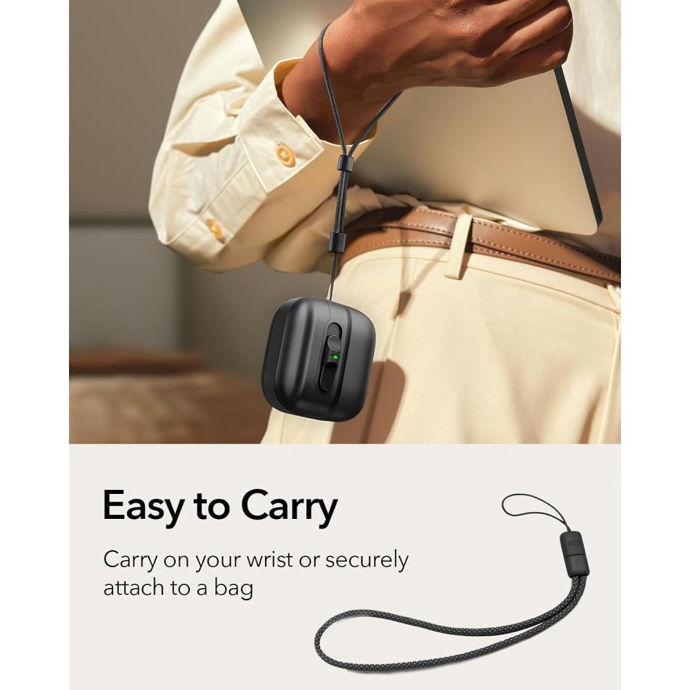 ESR Pulse Halolock Magsafe-etui til AirPods 4 – sort
