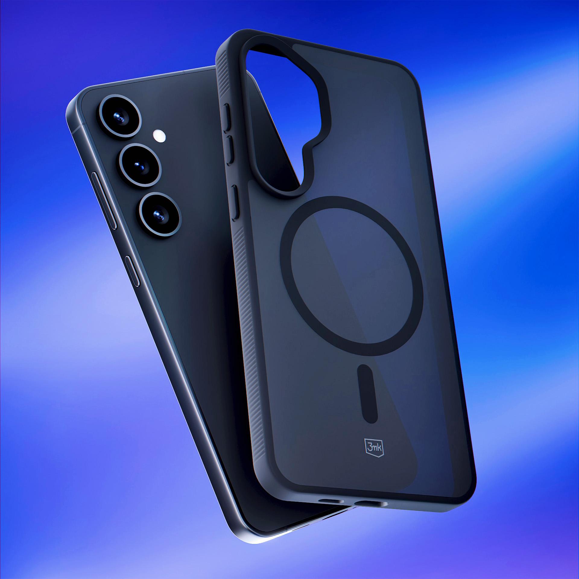 3mk Smoke MagCase til Samsung Galaxy S25 – Sort
