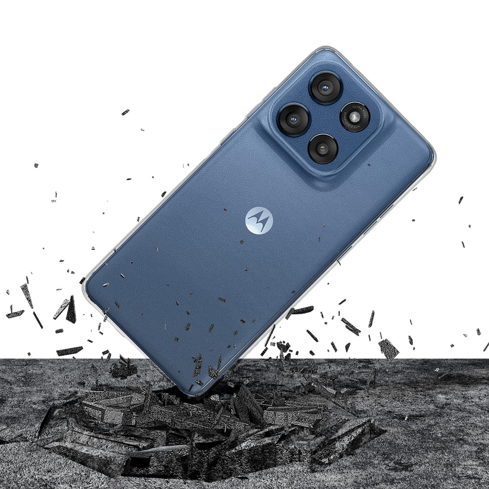 3mk Armor-etui til Motorola Moto Edge 60 / 60 Fusion – gennemsigtigt