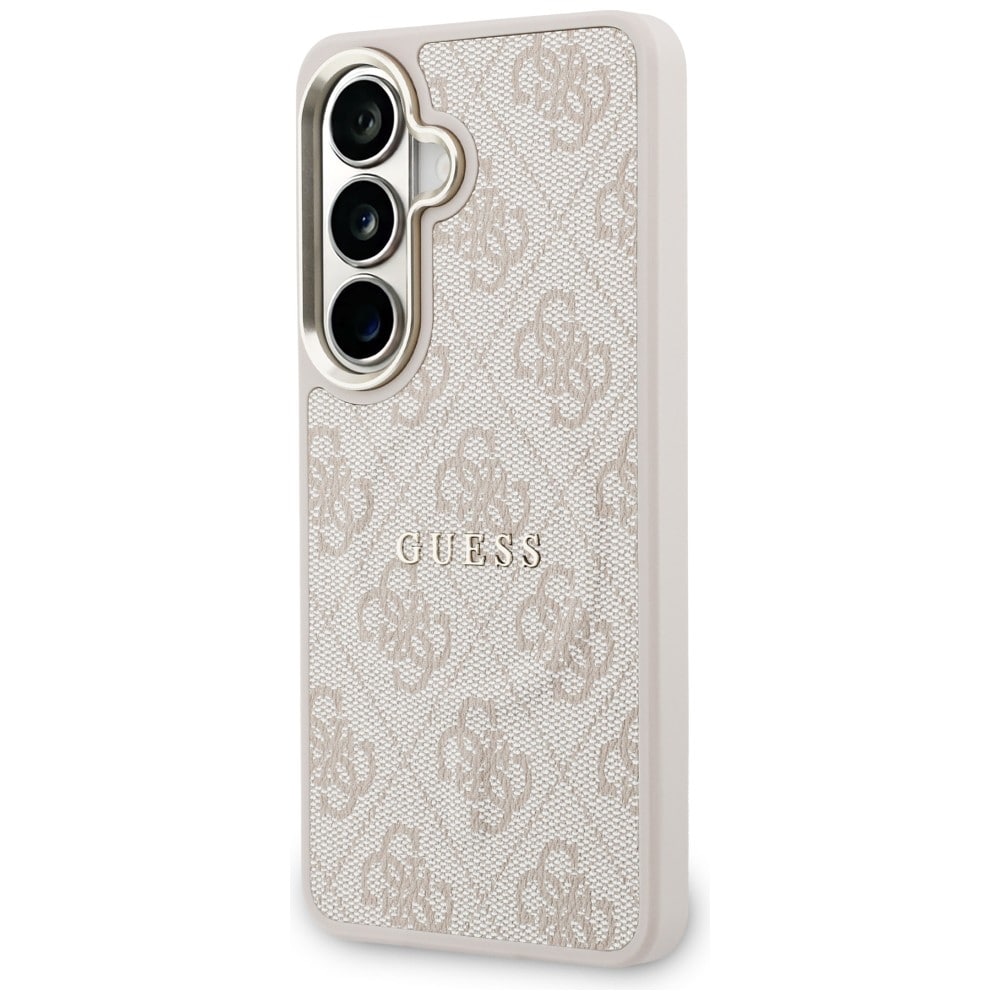 Guess 4G præget ring MagSafe-etui til Samsung Galaxy S26+ – lyserød