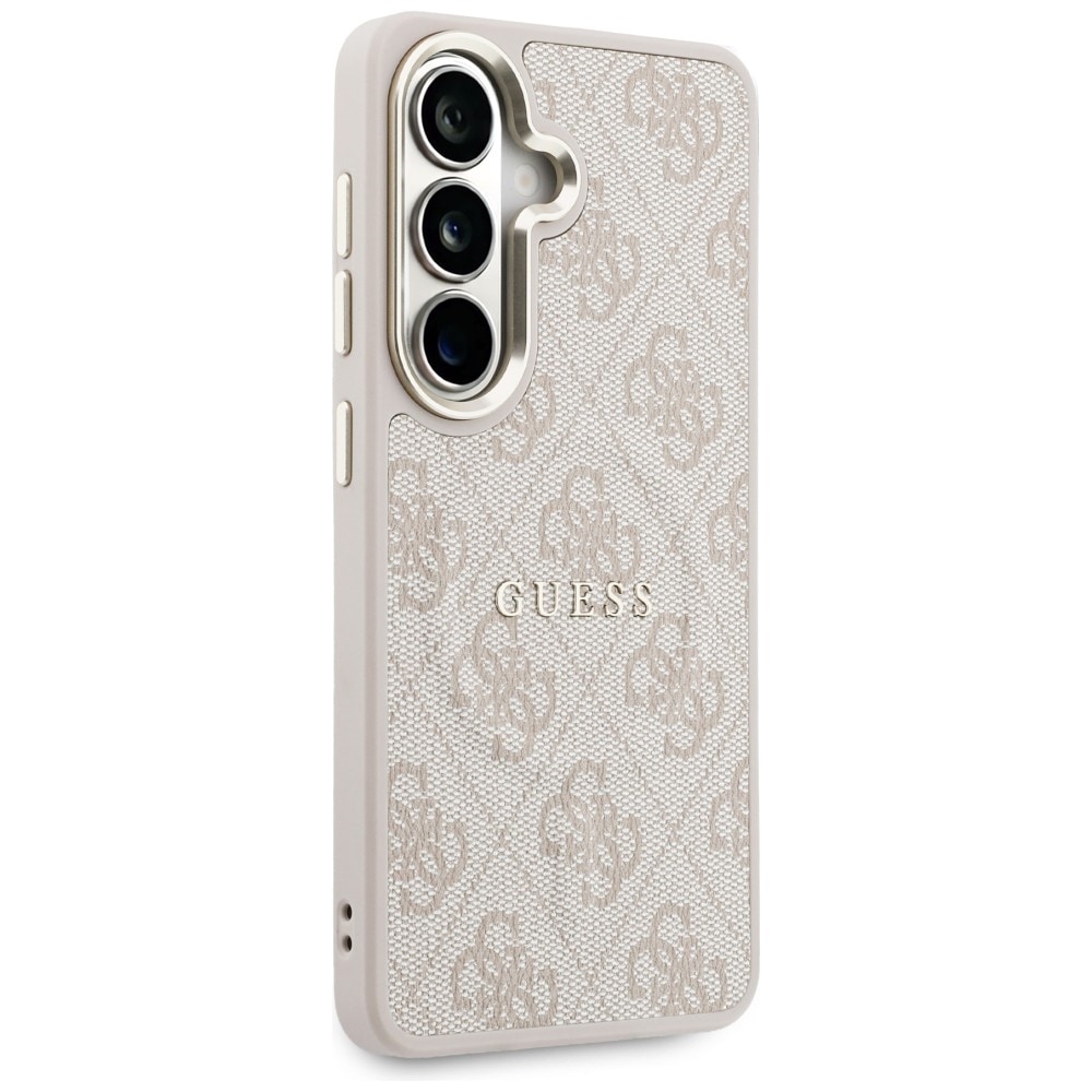 Guess 4G præget ring MagSafe-etui til Samsung Galaxy S26+ – lyserød