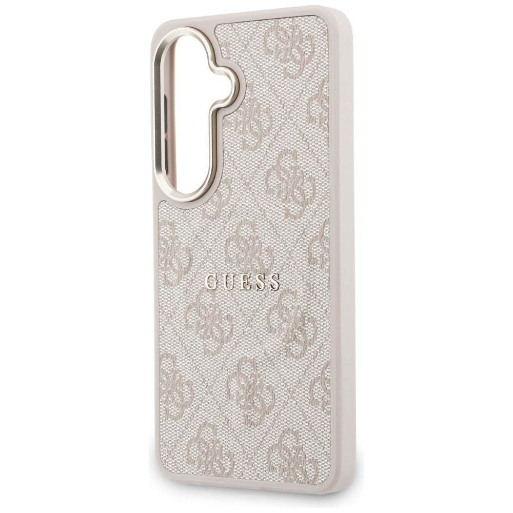 Guess 4G præget ring MagSafe-etui til Samsung Galaxy S26+ – lyserød