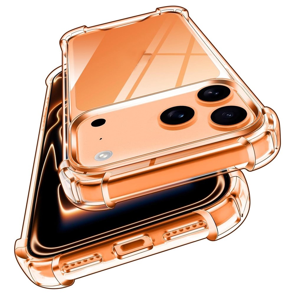 Hybridfodral i akryl och TPU för iPhone 18 Pro Max / 17 Pro Max med kameraskydd – genomskinligt