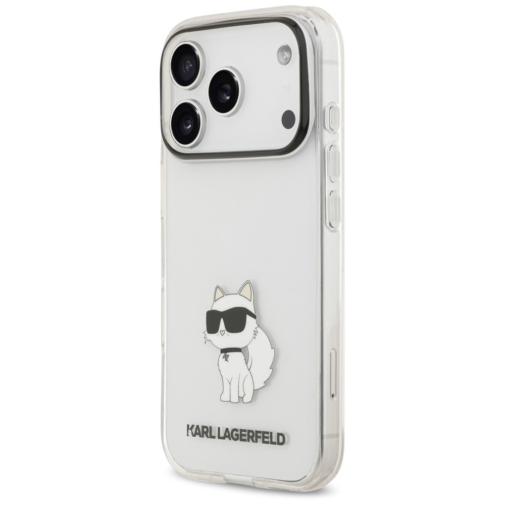 Karl Lagerfeld IML NFT Choupette-fodral för iPhone 18 Pro / 17 Pro – transparent