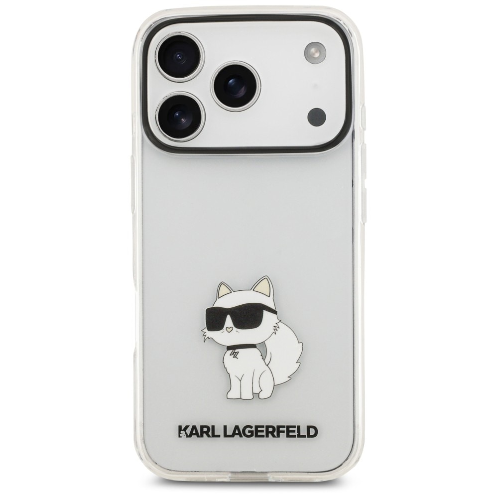 Karl Lagerfeld IML NFT Choupette-fodral för iPhone 18 Pro / 17 Pro – transparent