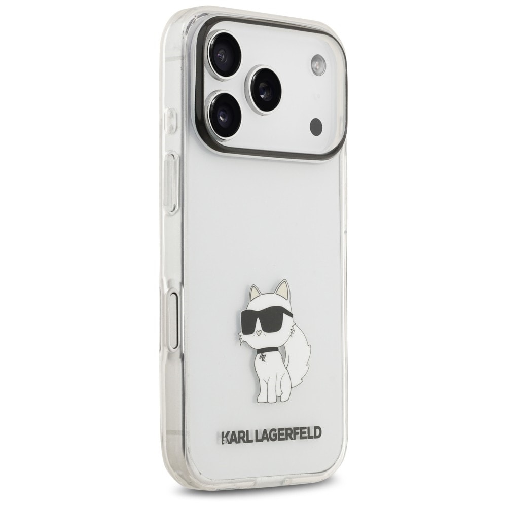 Karl Lagerfeld IML NFT Choupette-fodral för iPhone 18 Pro / 17 Pro – transparent