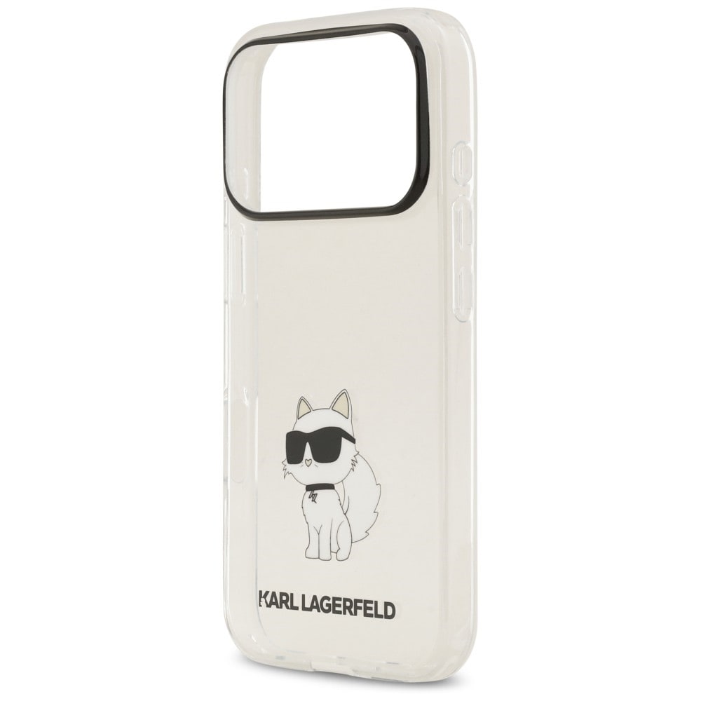 Karl Lagerfeld IML NFT Choupette-fodral för iPhone 18 Pro / 17 Pro – transparent