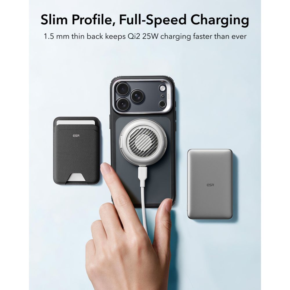 ESR Classic Hybrid-fodral med stöd och MagSafe-anslutning för iPhone 18 Pro / 17 Pro – Svart
