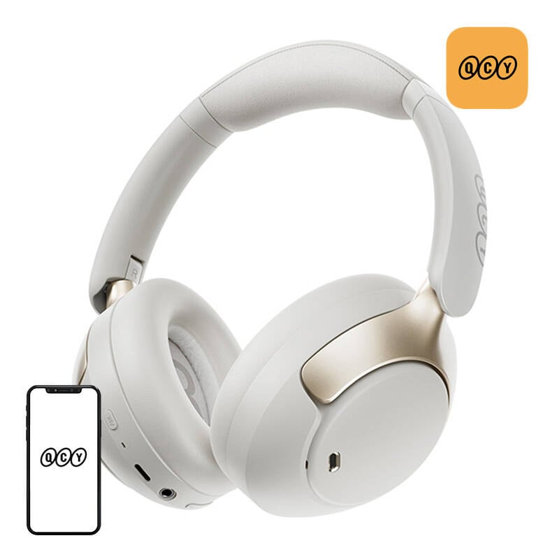 QCY H3 Pro hörlurar (vit)