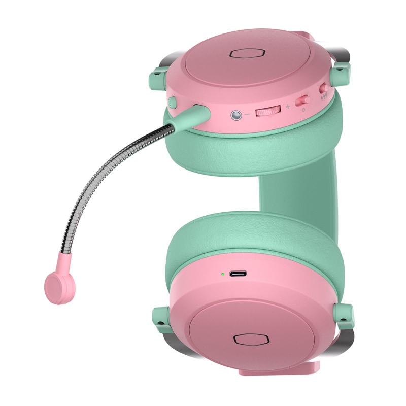 Cooler Master CH351-MC gaminghörlurar (grön-rosa)