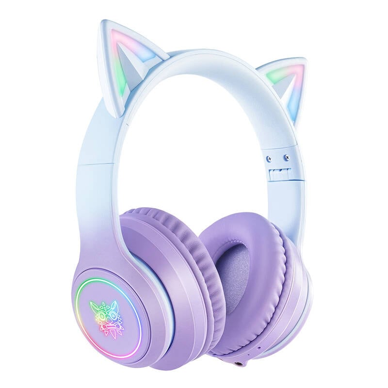 ONIKUMA B90 Gaming-headset (blå/lila)