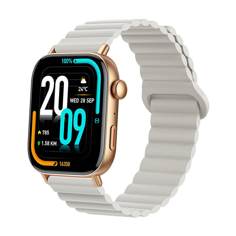 Colmi C8 Max smartklocka med magnetiskt armband (guld)