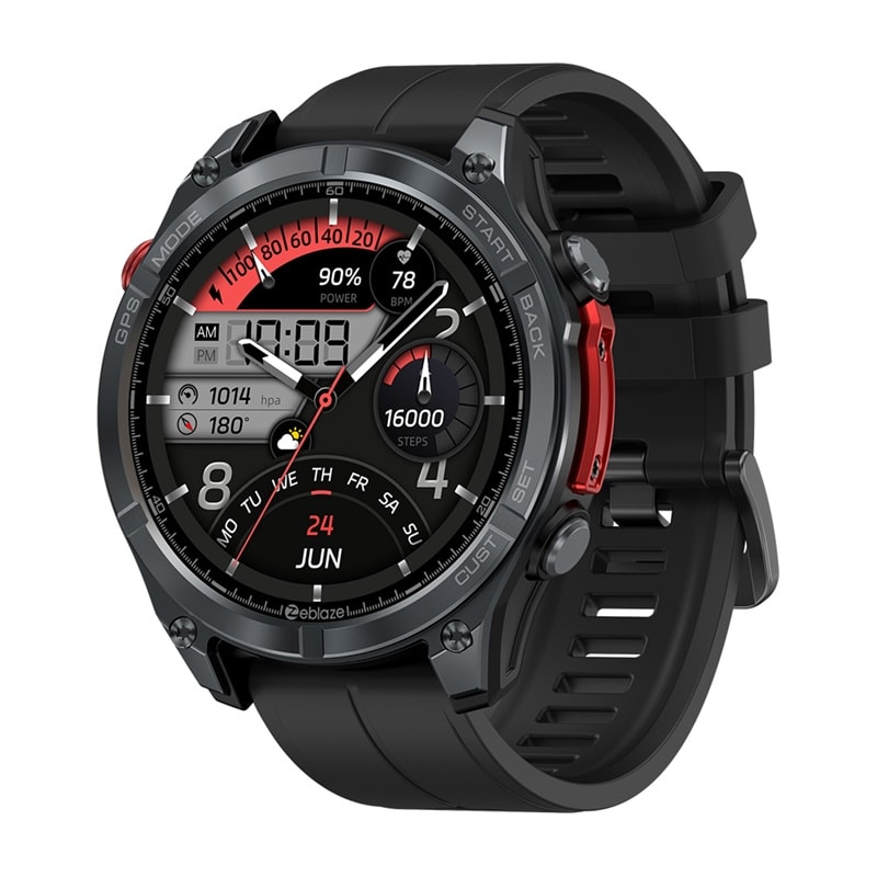 Zeblaze Stratos 4 Smartwatch (svart)