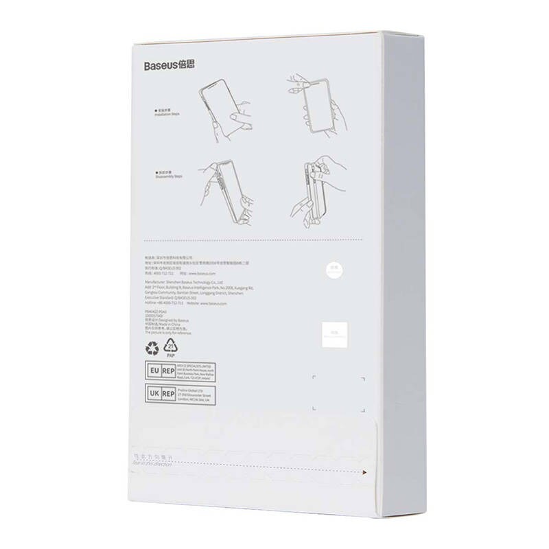 Transparent fodral Baseus Enkelt för iPhone 12