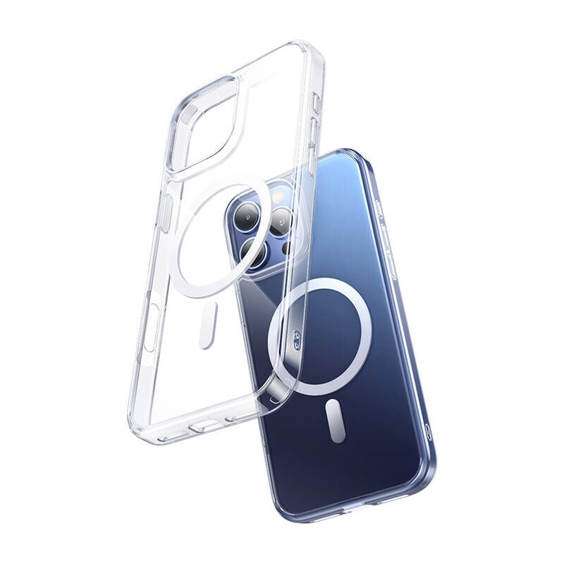 McDodo PC-4922 Magnetiskt fodral för iPhone 16 Pro (transparent)