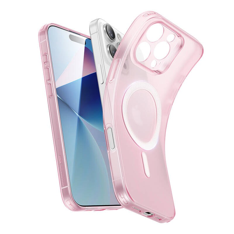 Zero Clear Case (HaloLock) ESR-fodral för iPhone 16 Pro (rosa)