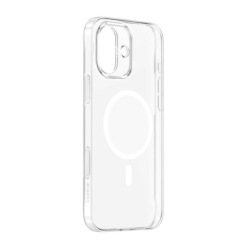 Baseus iP16 TouchButton magnetiskt mobilskal (transparent)