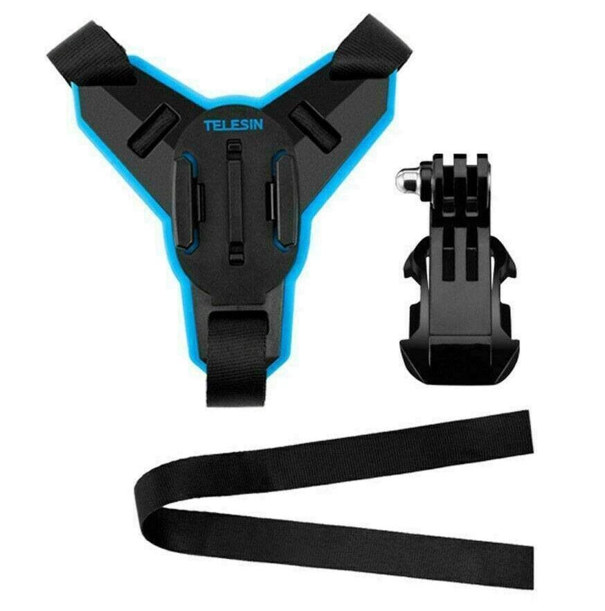 Motorcykelhjälm Chin Telesin + J-Hook Mount för sportkameror (GP-HBM-MT7)