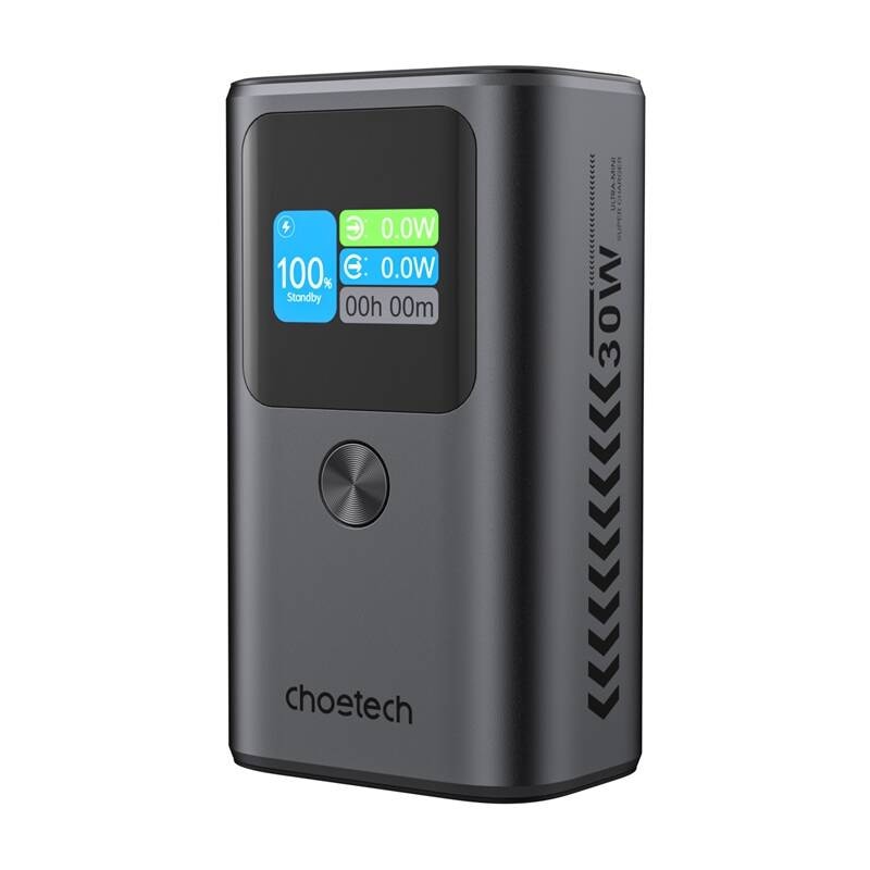 Powerbank Choetech B701 10000mAh PD30W (Grå)