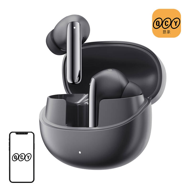 TWS QCY MeloBuds Pro HT08 hörlurar, ANC (svart)