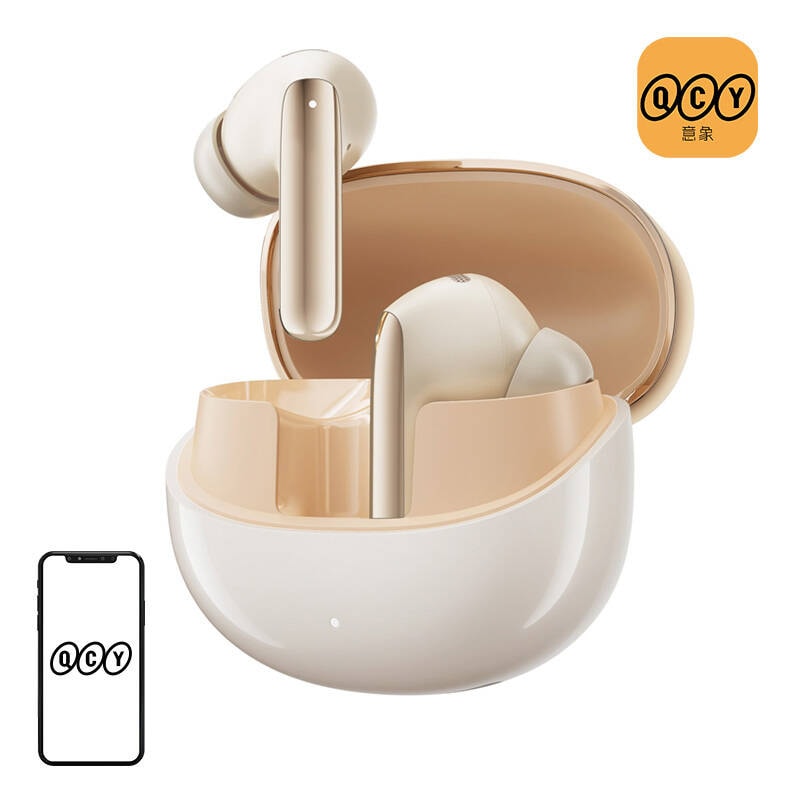 TWS QCY MeloBuds Pro HT08 hörlurar, ANC (guld)