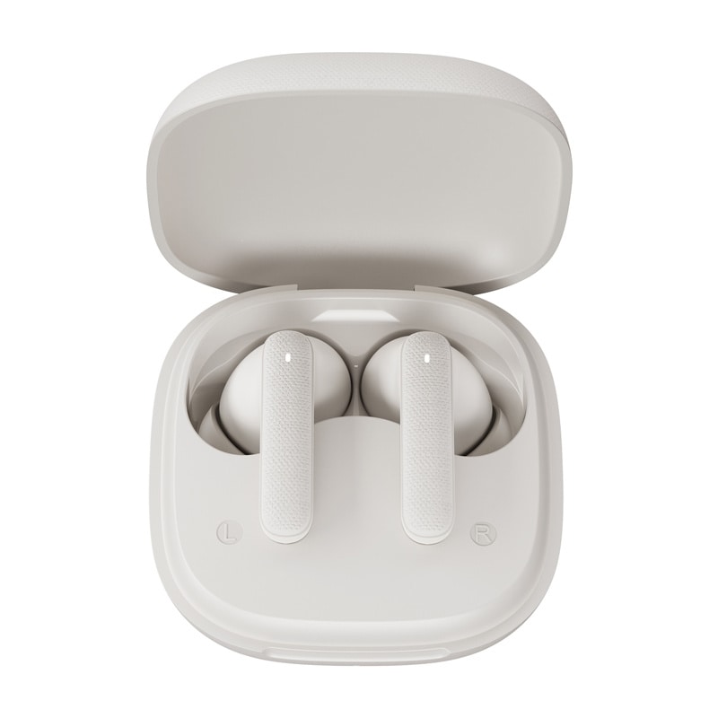 TWS QCY Buds T43 ENC hörlurar (vit)